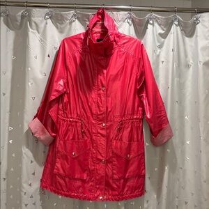 Style & Co. Women's Red Hooded Jacket